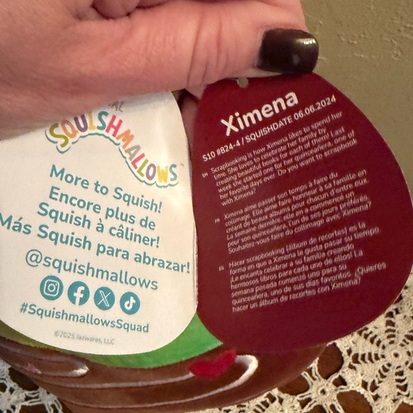 BRAND NEW Ximena Squishmallow Chocolate Covered Colorful Plush Mang Stuffy - Picture 5 of 11